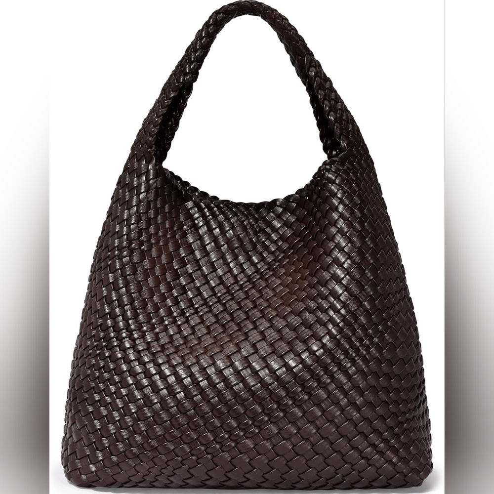 Woven vegan leather purse!